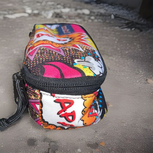 Jansport Vector Pouch Pencil Case Graphic Comic Book Cartoons‎ School Travel - Picture 4 of 13